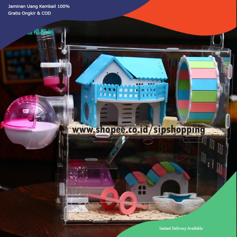 kandang landak mini akrilik, kandang landak mini, kandang hedge hog, kandang akrilik landak mini, he