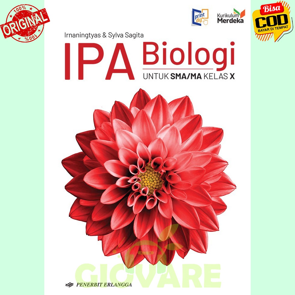 BUKU IPA BIOLOGI KELAS 10 ERLANGGA KURIKULUM MERDEKA | IPA: BIOLOGI SMA/MA KLS.10/KM