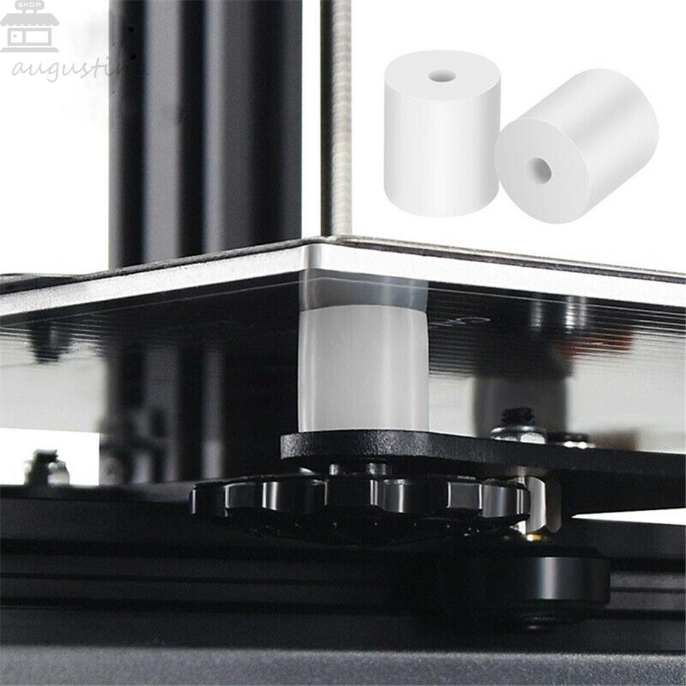 Agustin Solid Spacer Silikon Tahan Lama Aksesoris Printer 3D Bagian Printer 3D Untuk CR-10 CR10S Hot Bed Leveling Column