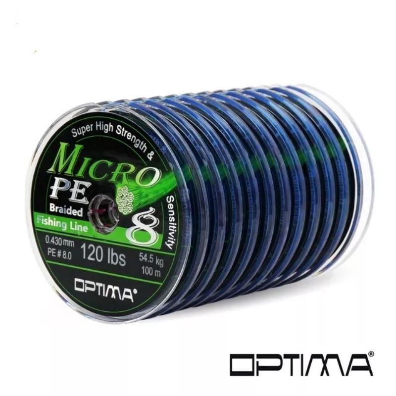 Senar PE MICRO X8 Optima 100m - Moss Green