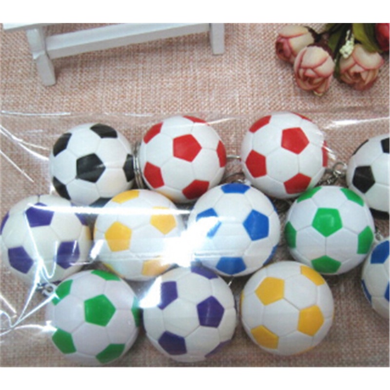 {beautifulhome} Sports metal Keychain Gantungan Kunci Mobil Football Soccor ball Pendant Keyring Toy.