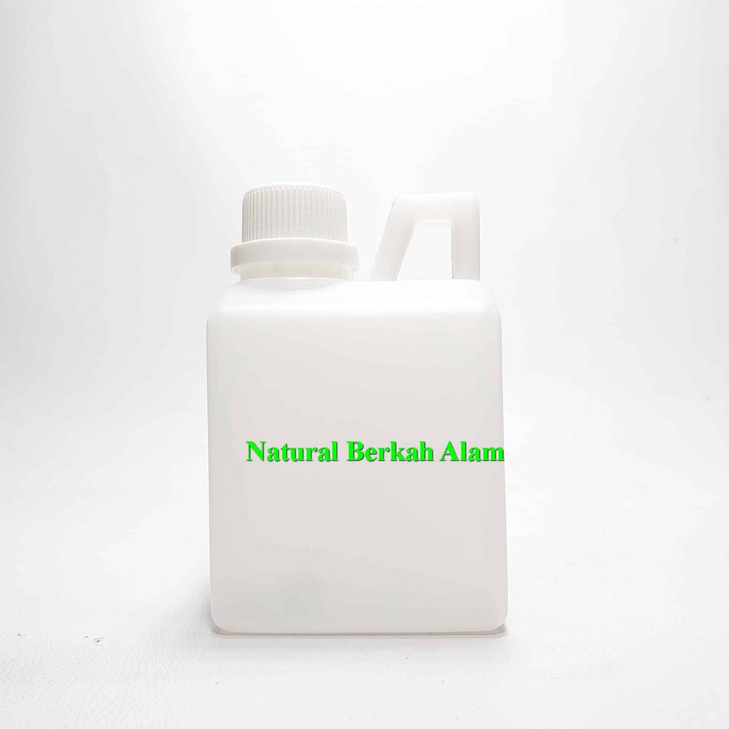 Jerigen 0,5 Liter Kotak Natural Hdpe / Jerigen Madu / Jerigen Promo 500 ml / Jerigen 500 ml Segel / 