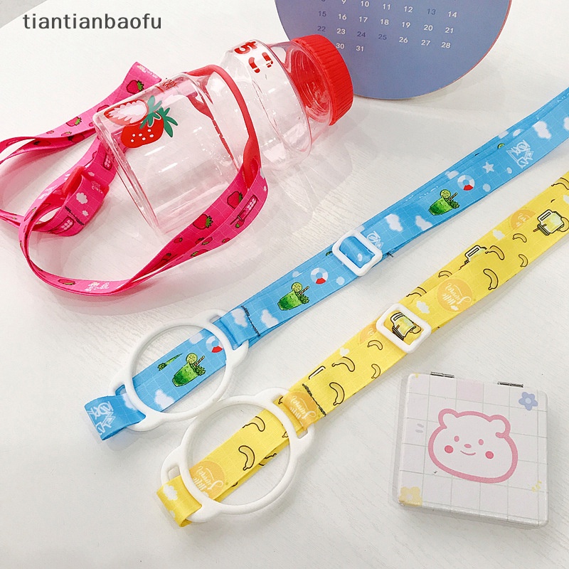 [tiantianbaofu] Tali Botol Air Water Bottle Carrier Adjustable Shoulder Strap Untuk Butik Outdoor