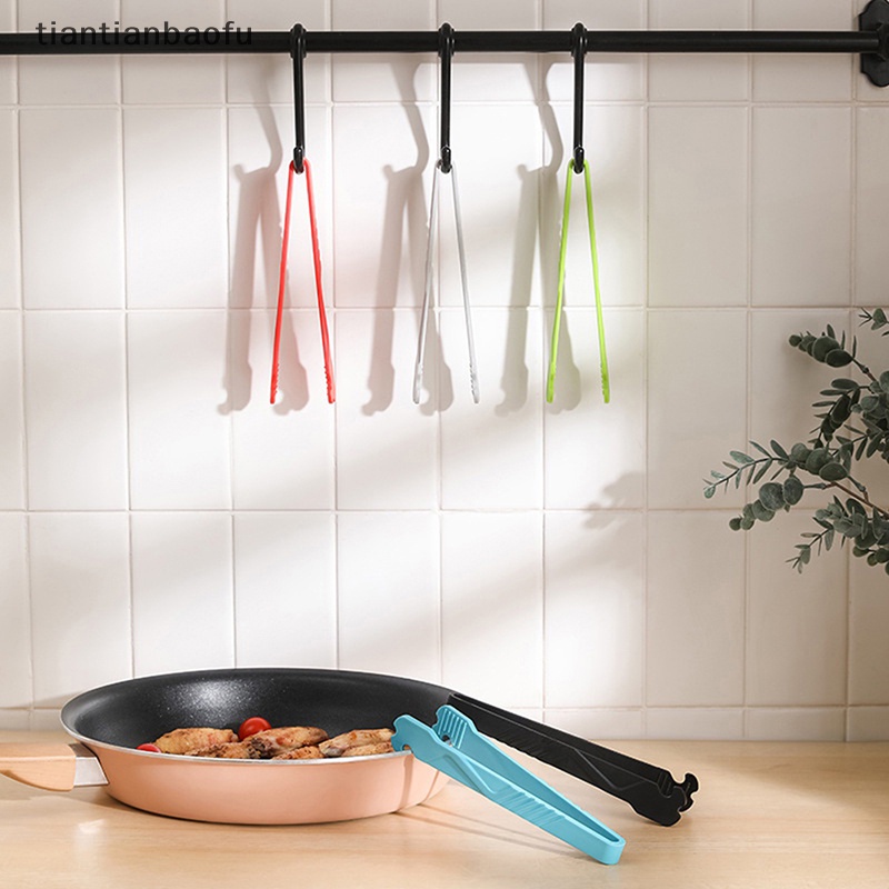 [tiantianbaofu] Penjepit Makanan Nylon Food Clip Tongs Oven Push Pull Clip Alat Masak Dapur Butik