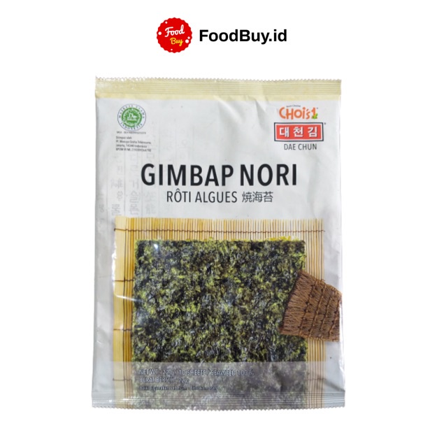

Dae Chun Gimbab Nori (10's) 22 gr