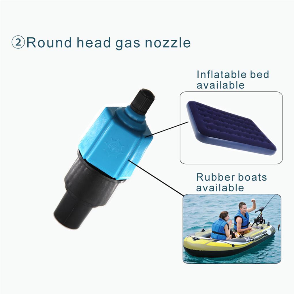1pc Adaptor Katup Dayung Surfing SUP Dan 2PCS Gas Nozzle Untuk Tiup Kano Dinghies Kolam Tempat Tidur