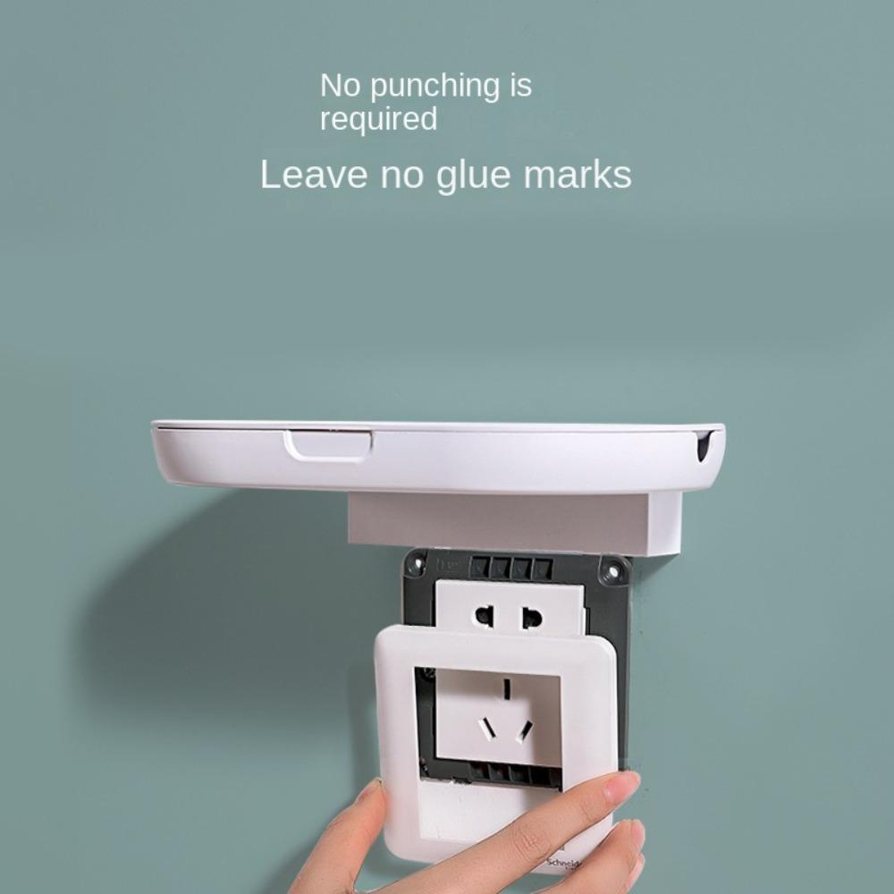 Lily Socket Rak Penyimpanan Kualitas Tinggi Bebas Punch Easy Mounting Cable Organizer