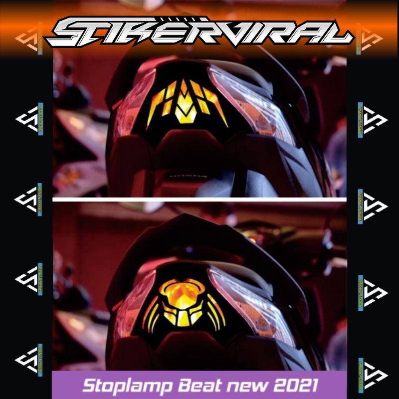 Stiker Stoplamp Beat New 2020-2023/ Stiker Stoplamp Beat Street New / Stiker Stopan Beat street /del