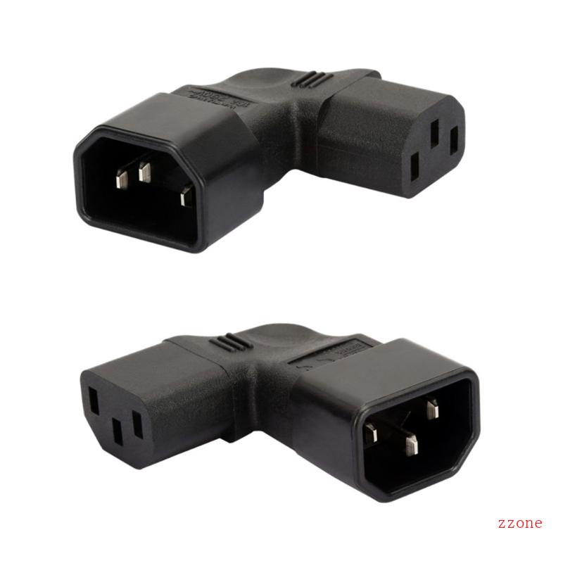 Zzz IEC C14 Plug Male Power Connector 3Pin IEC320 C14 Socket Adaptor Kabel Listrik Komputer Ke IEC320 Female C13 C5 C7