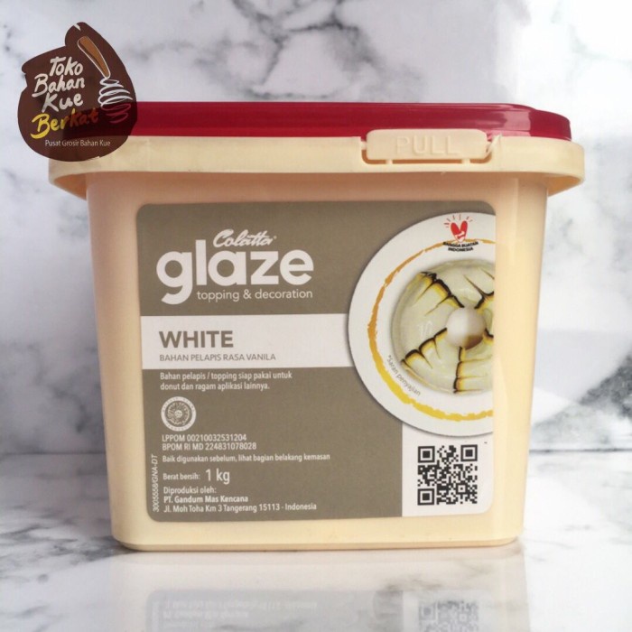 

New Arrival colatta glaze white 1kg