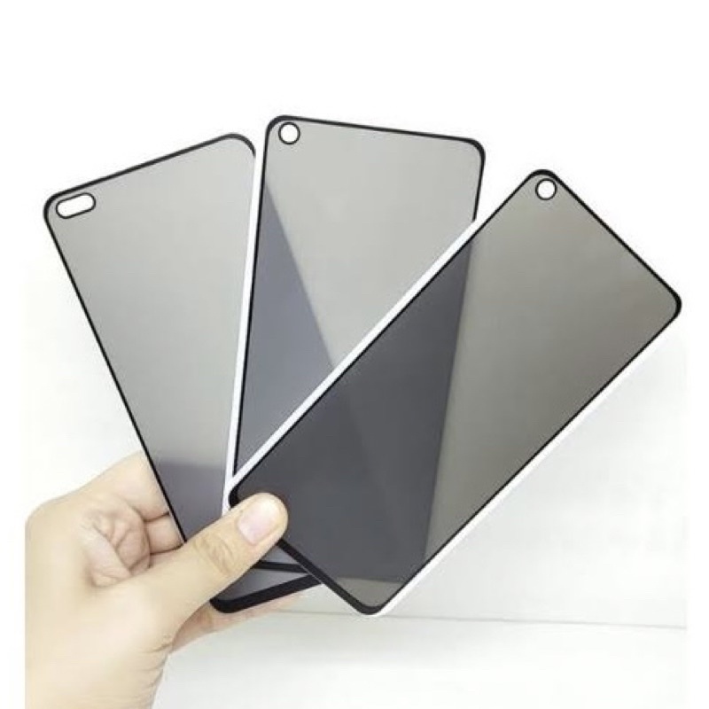 AntiSpy Tempered Glass Spy Vivo Y35/Y21S/Y22/Y02/Y15/Y16/Y17/Y19/Y20/Y30/Y50/Z1 Pro Anti Gores Privacy Full screen.