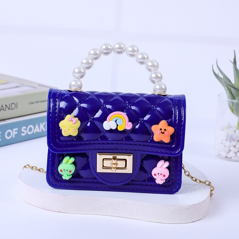 AFM Tas Selempang Wanita Tas Jelly Mini dengan 2Model Berbeda &amp; Motif Karakter 3d