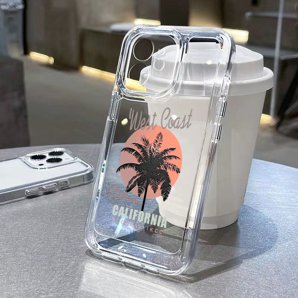 West Coast Tree Case Untuk Oppo Realme C21 C21Y C11 C2 C20 C25Y C11 C15 C30 C31 C35 C55 10 Pro 9i 9Pro Q5i V23 V11 Reno 8 7 6Pro 5G 4SE Find X5 X5Pro Akrilik Space TPU Belakang Sarung