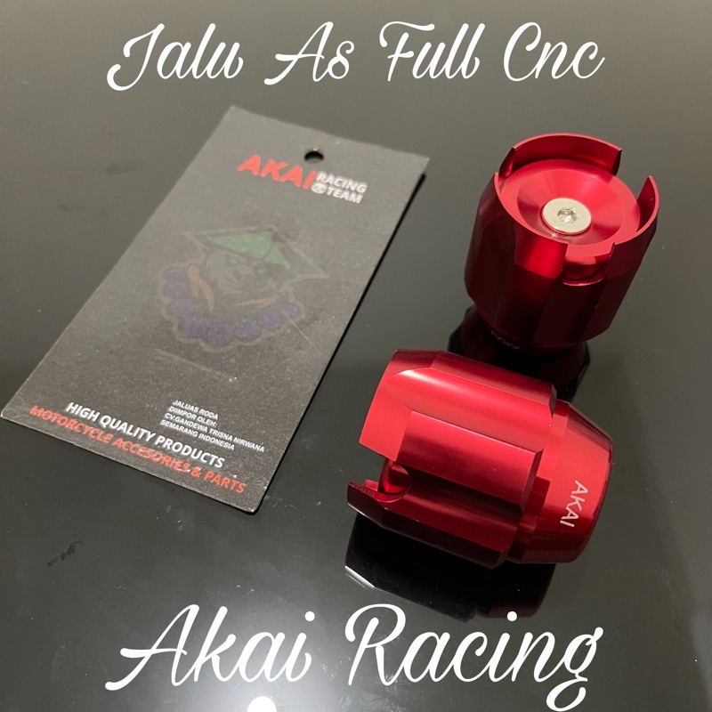 Jalu As Roda Full Cnc Akai Racing Universal / Jalu As Roda Depan / Jalu As Roda Belakang [king diamond89]