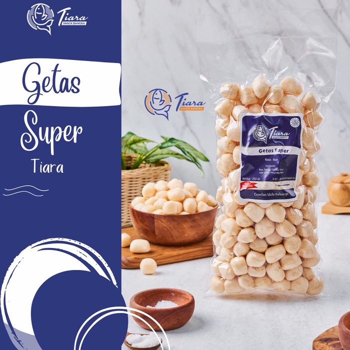

N.E.W Krupuk Getas Super Ikan Tenggiri Khas Bangka by Tiara Snack Bangka