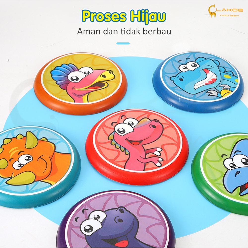 Lakoe Mainan Anak Frisbee Piring Lempar Soft/Flying Disc disk Game Outdoor/Outdoor Toy Main /Lempar Tangkap