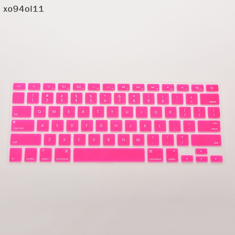 Xo Case Penutup Kulit Keyboard Bahan Silikon Untuk Macbook Air Pro 13.15.17&quot; Inch OL