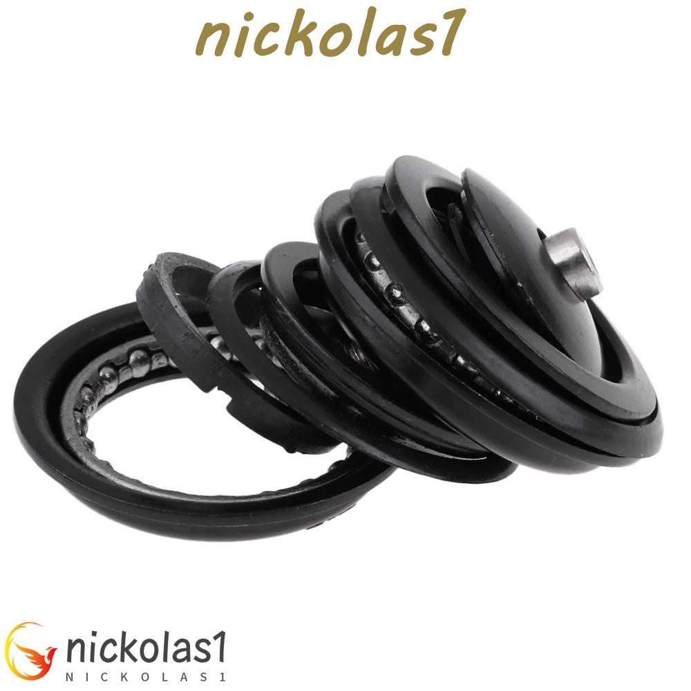 Nickolas1 Sepeda Threadless Headset Sepeda Bagian Tahan Lama Sepeda Jalan Paduan Hitam MTB Sepeda Head-Tabung