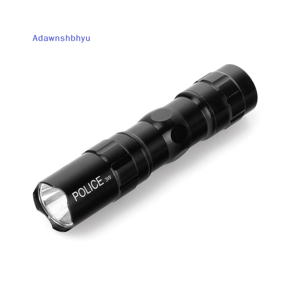 Adhyu 3W Senter LED Mini Daya Tinggi Outdoor Camping Waterproof Lampu Gantungan Kunci Cahaya ID