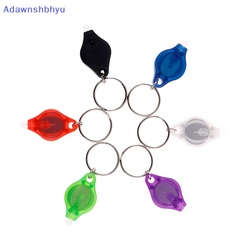 Adhyu Mini super micro Terang Cahaya LED camping Senter keyring Gantungan Kunci torch lamp ID