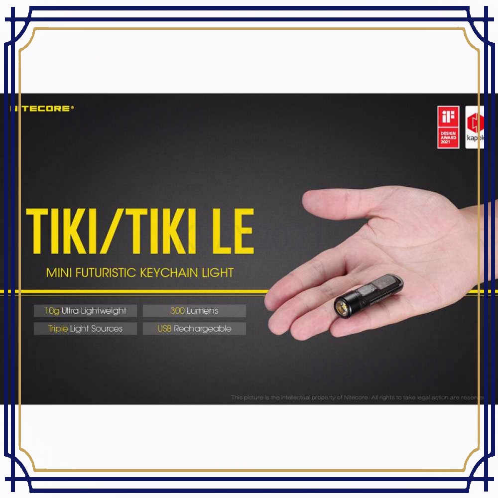 TIKI LE Mini Senter LED OSRAM P8 300 Lumens