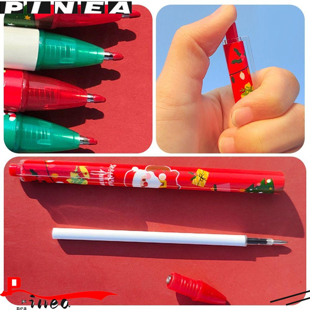 Nanas 6PCS /Set Gel Pen Set Perlengkapan Kantor Sekolah Hadiah Natal Siswa Tanda Tangan Pulpen