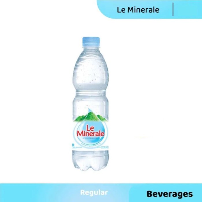 

Le Minerale Air Minum Mineral Kemasan 1500 ml