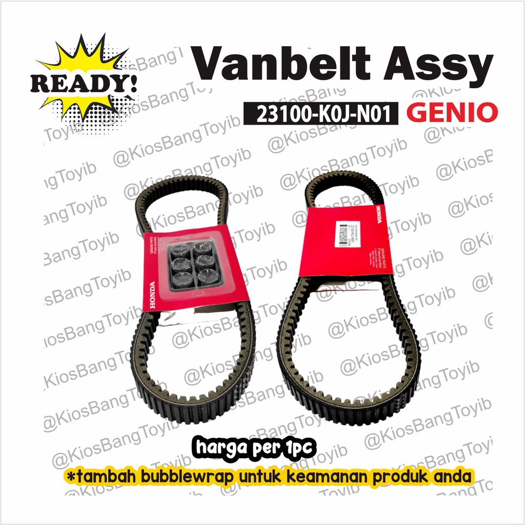 Vanbelt Van Belt Vbelt Set Assy + Roller Honda GENIO (23100-KOJ)