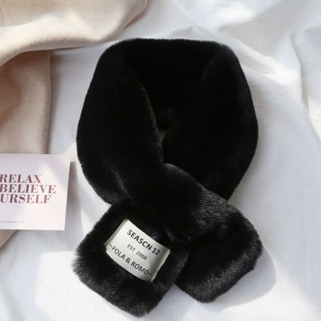 FUR SCARF SEASON12 WINTER AUTUMN IMPORT KOREAN STYLE SYAL BULU MUSIM DINGIN