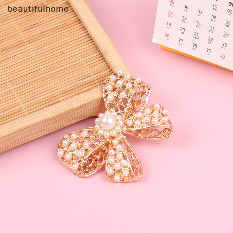 {beautifulhome} Women Shoes Clips DIY Shoe Ch Jewelry Ikatan Simpul Aksesoris Dekorasi Sepatu.