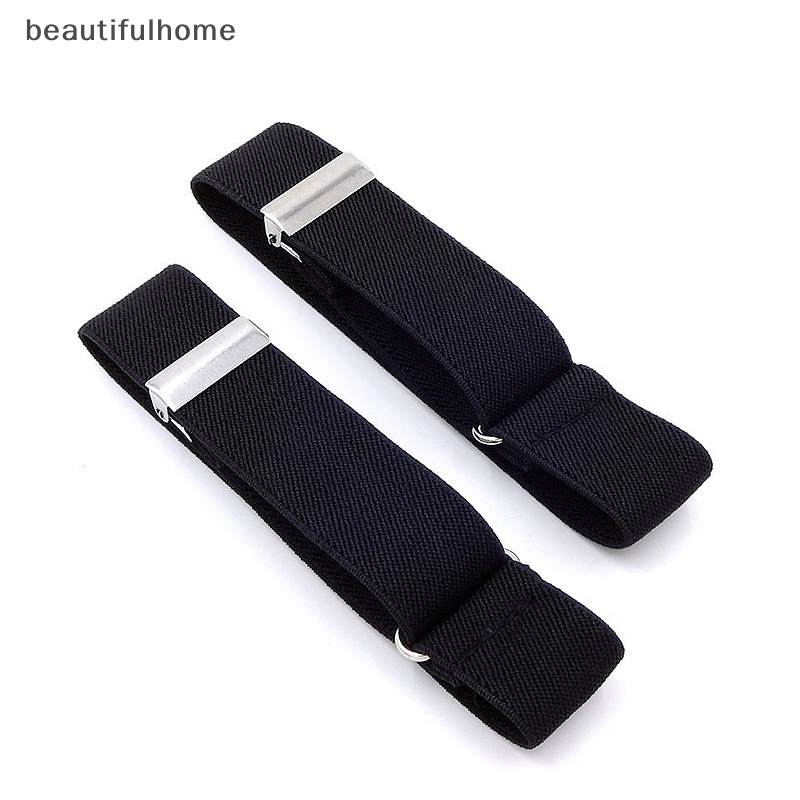 {beautifulhome} Ban Lengan Elastis Baju Lengan Pemegang Wanita Pria Fashion Adjustable Arm Manset Band.