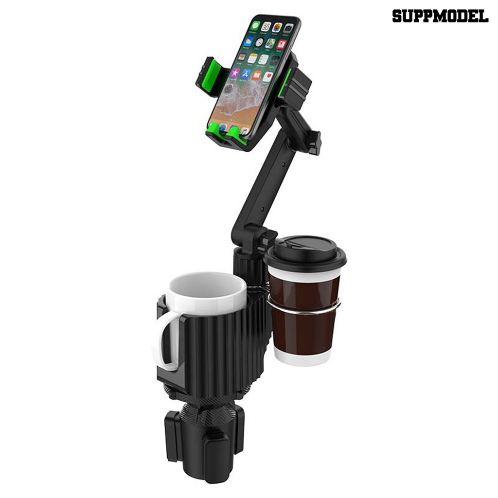 [SM]Tempat Cangkir Air Mudah Dipasang Rotasi 360derajat Non-slip Kompatibilitas Luas Multi-Fungsional Holder Stabil 2in1 Adjustable Cup Holder Besar Expander Aksesori Mobil