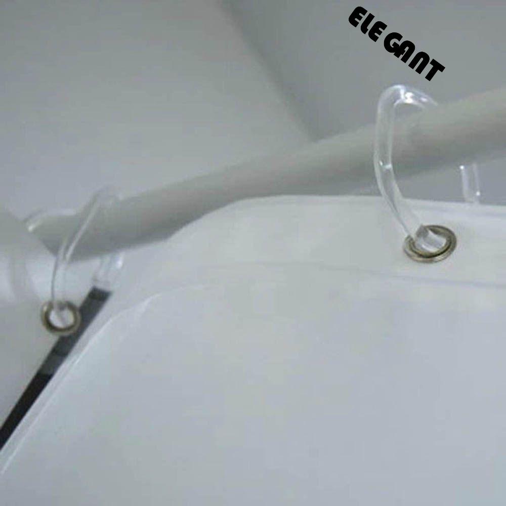 [Elegan] Hooks Rings NEW Hot Sale Tirai Liner Hook Kamar Mandi Rings Liner Plastik