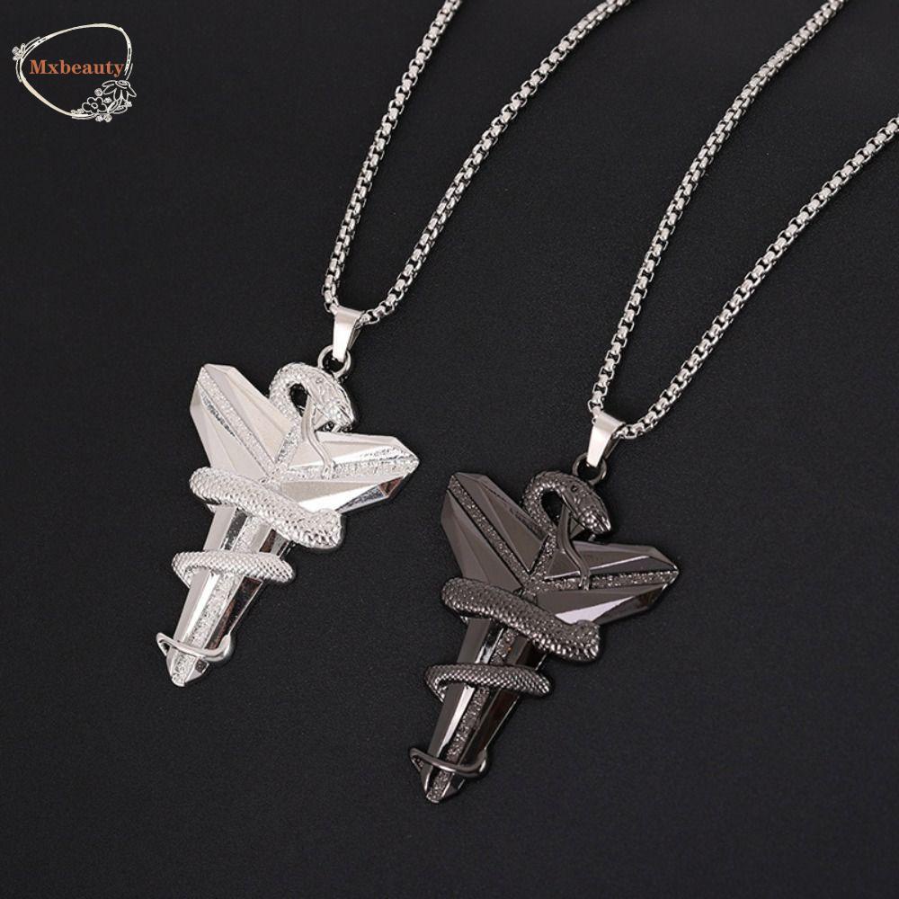 Mxbeauty Basket Fans Kalung Daily Retro Perhiasan Aksesoris Street Wear Alloy Boho Jewelry Cross Necklace Untuk Basket Fans