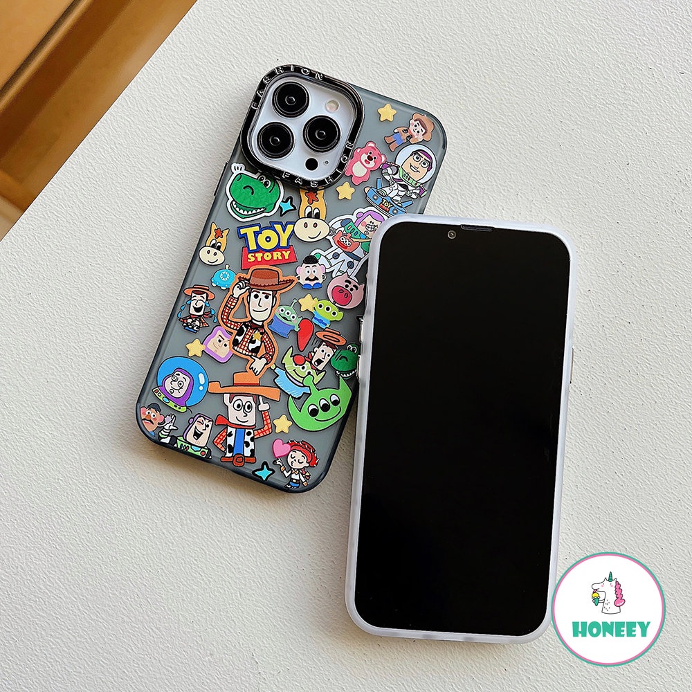 IPHONE Casing Ponsel Mario Game Kartun Kompatibel Untuk Iphone14 13 12 11 Pro Max XR XS 7 8plus Toy Story Frosted Shockproof Back Cover