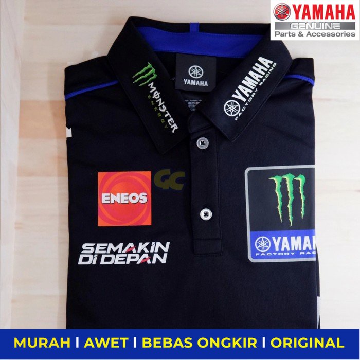 Polo Shirt Moto GP - XL - Sparepart Sperpart Spare Part Motor Onderdil Suku Cadang Yamaha Aerox Fazz