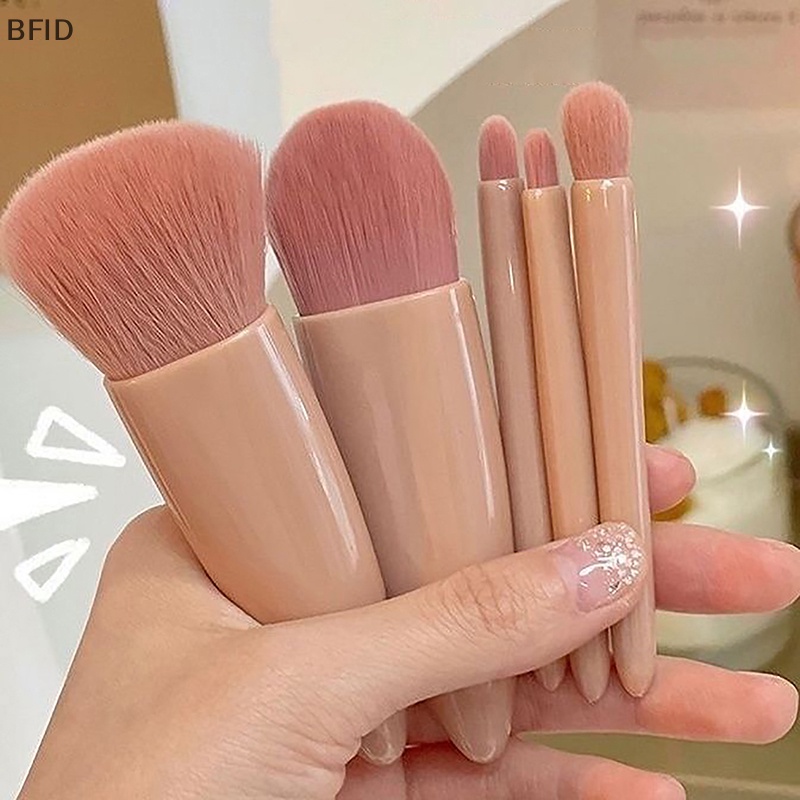 [BFID] 5pcs Set Kuas Makeup Profesional Eyeshadow Bedak Foundation Contour Brushes [ID]