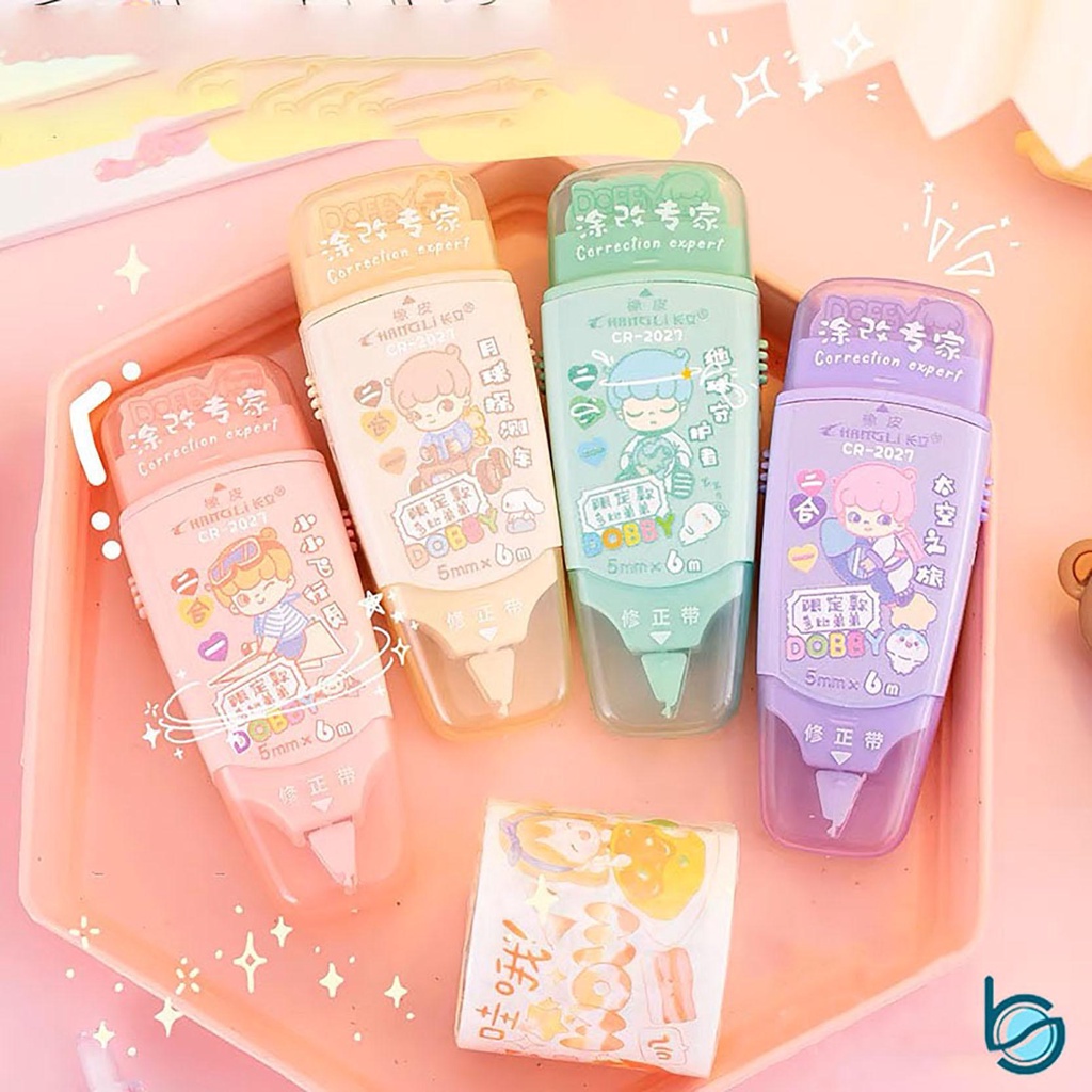 

Correction Tape 2 In 1 - Tip Ex dan Penghapus Motif Lucu Kualitas Bagus - Best Stationary