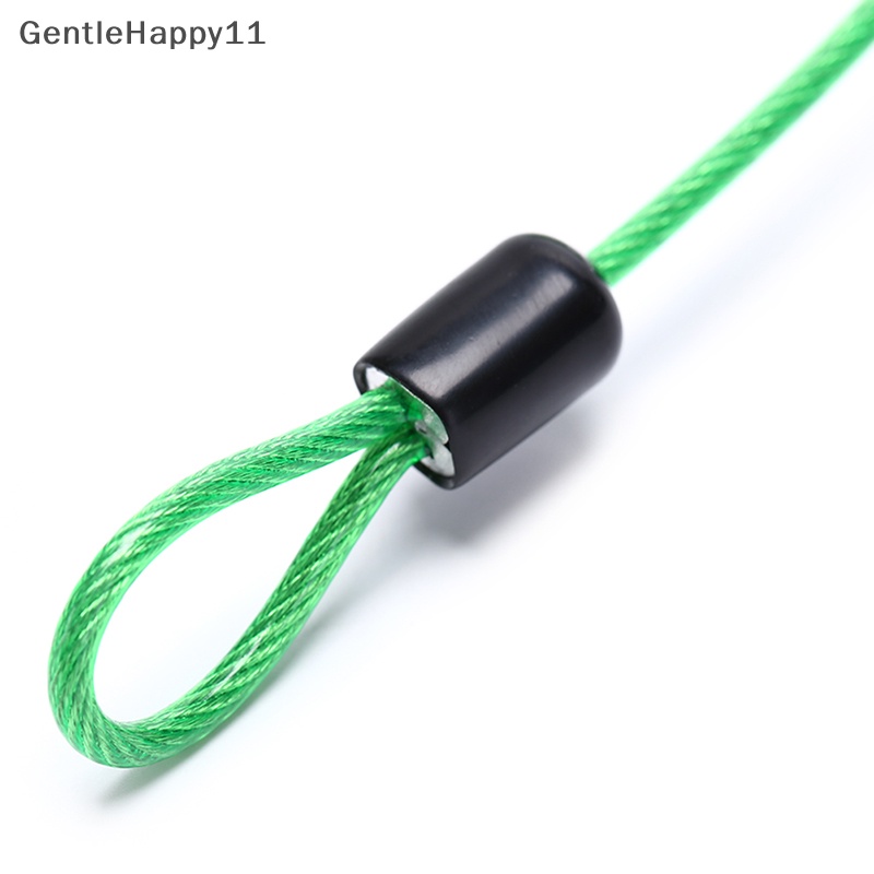 Gentlehappy 200CM x 2.5MM Cycling Sport Security Loop Cable Lock Sepeda Skuter U-Lock new id