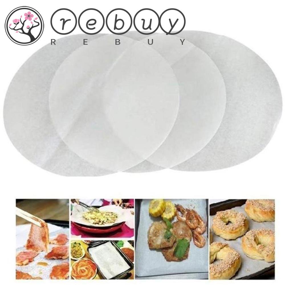 Rebuy Parchment Paper 100Pcs Round Cookie Grill Oven Kue Kering Loyang