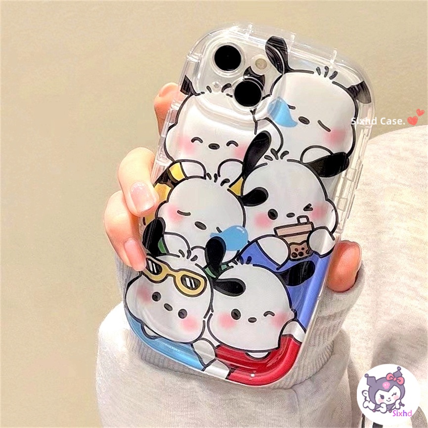 IPHONE Kompatibel Untuk Iphone14 13 12 11 Pro Max SE2020 X Xr Xs Max8 7 6 6s Plus Kartun Lucu Pacha Anjing Kuromi Animal Phone Case Lembut TPU Penutup Perlindungan