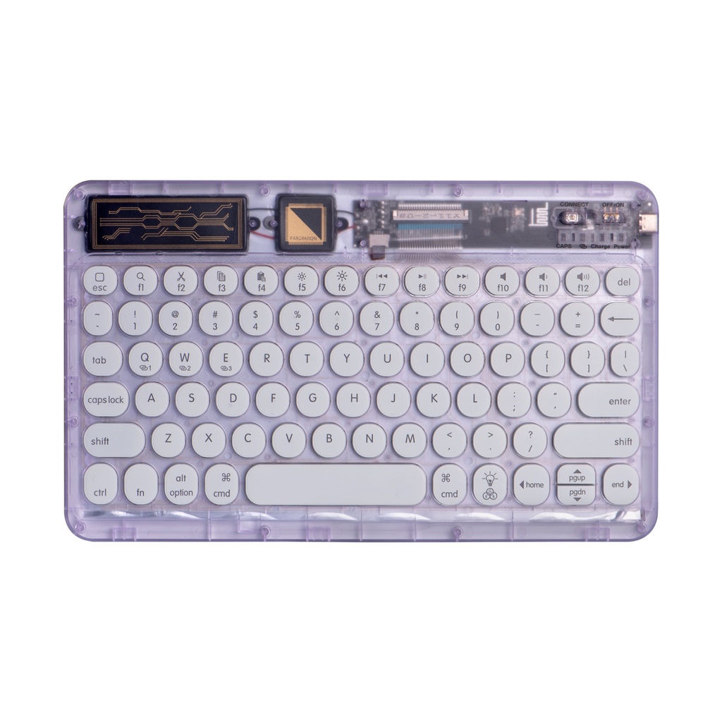 AKN88 - ROCKWARE RW-0303D - Magic Crystal Design Bluetooth Slim Mini Keyboard