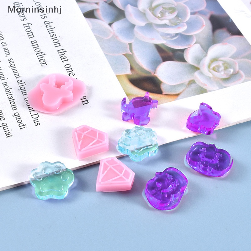 Mornin Mini Earrings Stud Cetakan Silikon Kristal Epoxy Resin Cetakan DIY Perhiasan Ornamen id