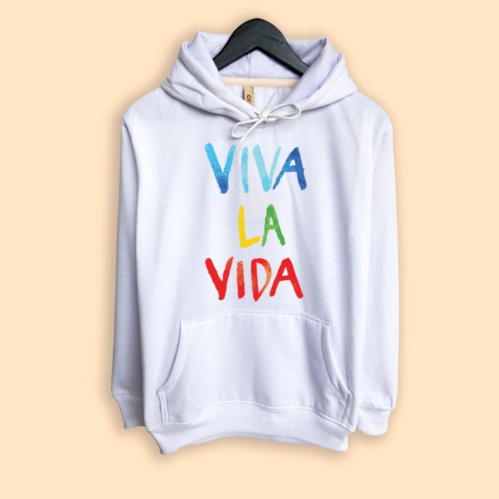 Jaket Hoodie Coldplay Viva La Vida