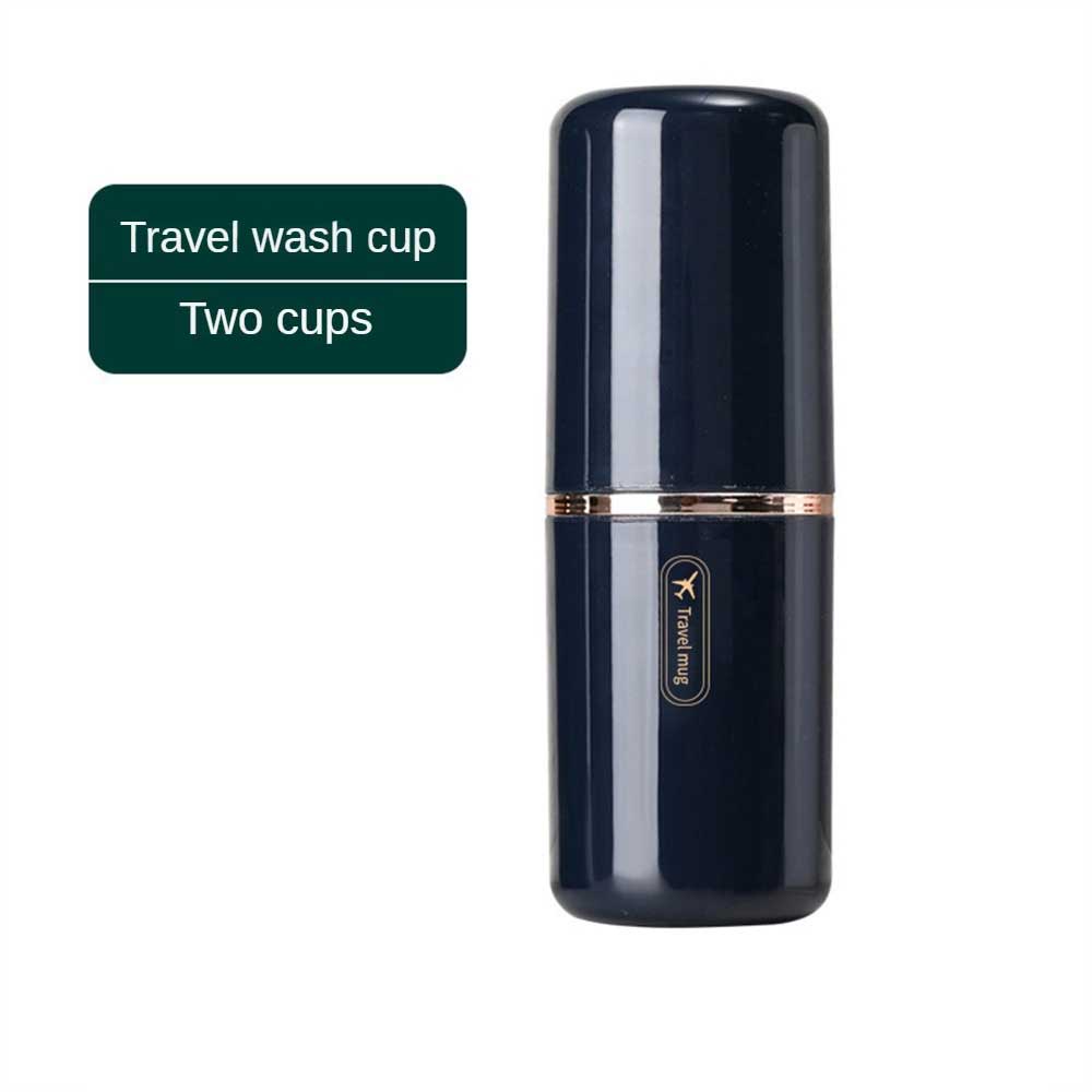 ღ Travel Portable Sikat Gigi Cangkir Kapasitas Besar Sikat Gigi Pasta Gigi Kotak Penyimpanan Kamar Mandi Tempat Pasta Gigi Penyimpanan Case Travel Mouthwash Cup