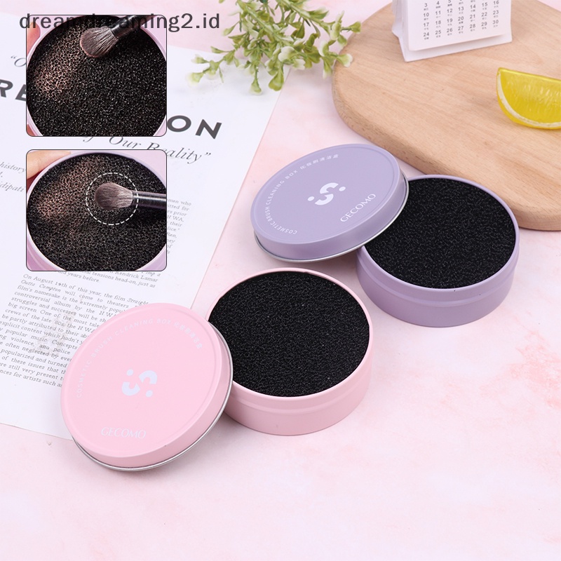 (drea) Makeup Brush Cleaner Sponge Eyeshadow Spons Pembersih Make Up Brushes Cleaner //