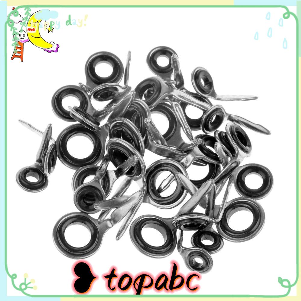 TOP 9pcs Pandu Pancing Tahan Lama Ring O 2.5#-10# Kit Reparasi Tip