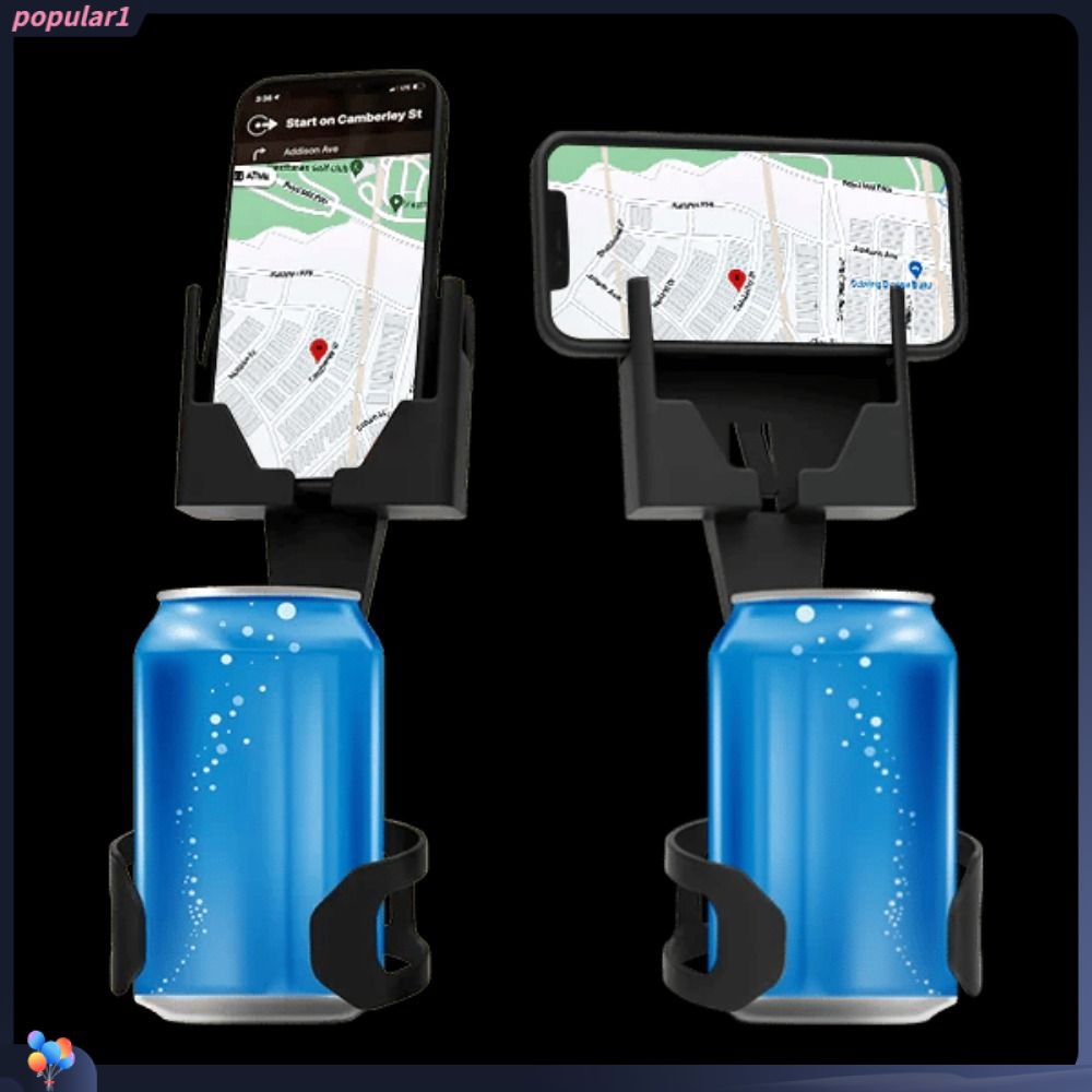 POPULAR Tempat Gelas Mobil Bracket Universal Rak Penyimpanan Botol Air Minuman Stand