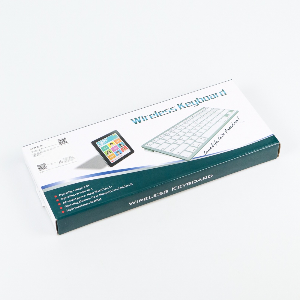 Taffware Ultra Slim Bluetooth Keyboard iOS Android PC - BK3001