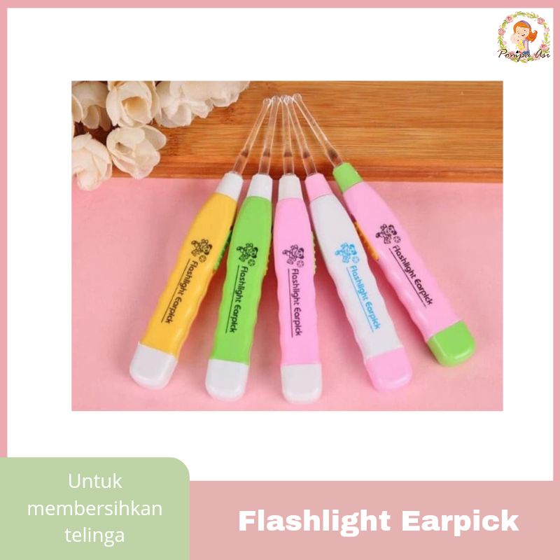 Earpick flashlight / pembersih telinga baby